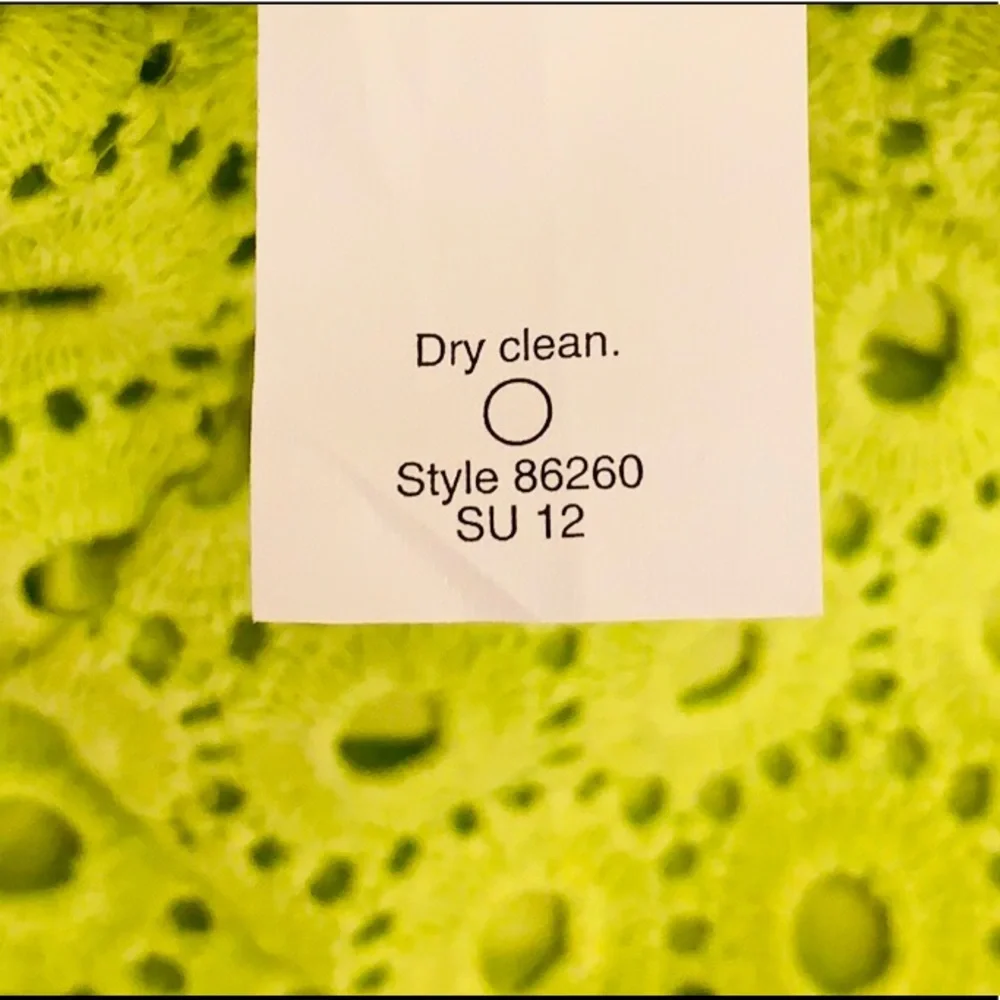 J. Crew Neon Lime Eyelet Pencil Skirt